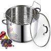 Cook N Home Water Bath Canner with Jar Rack &