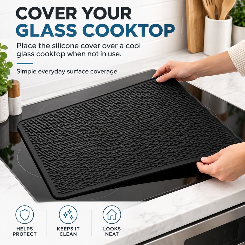 Silicone Stove Top Cover for Glass Cooktops – Extra Large