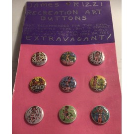 JAMES RIZZI BIG APPLE BUTTONS 3 SETS