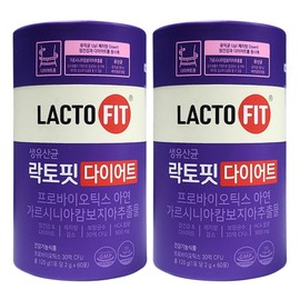 Chong Kun Dang Health Live Lactobacillus Lacto Fit Diet 2g / 종근당건강 생유산균 락토핏 다이어트 2g x 60포 2통 2개월분