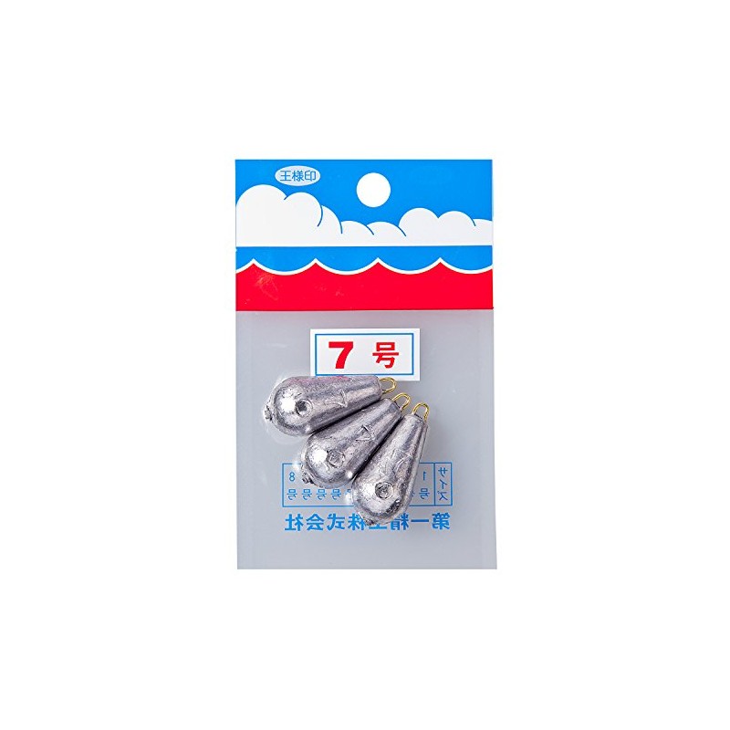 Daiichi Seiko Weights Pack Omori Pear-shaped Type No. 7 Fishing