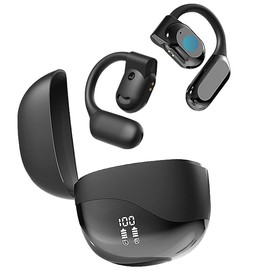 AI Translation Earbuds, AI Translating Ear Buds, Real-Time 144 language translator earbuds,AI headphones Translator, Wireless Over-Ear Earbuds Translator for Travel, Business, Music & Learning (Black)