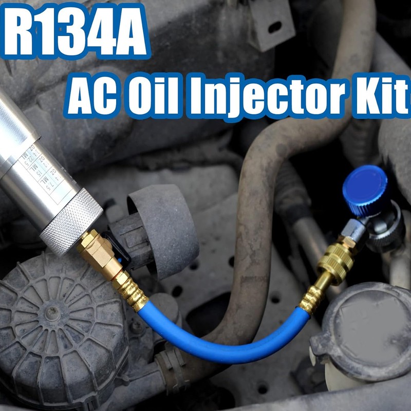 AC Oil Dye Injector Kit R12 R134A Refrigeration Air Conditioning