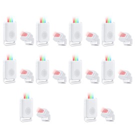 Nineleaf Entrance Alarm Chime for Business, Door Chime with Motion Detector, Store Door Alarm for Inside Homes, Businesses, Stores,10PK