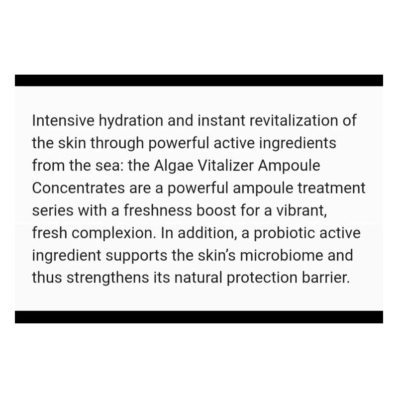 BABOR NIB Babor Ampoule Concentrates Hydration Algae Vitalizer Serum (x7)