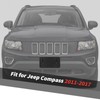 Jimen Fit for Jeep Compass 2011-2017, Front License Plate Frame