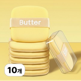 Romally Butter Cushion Puff Foundation, 10 pieces, Butterfly / 로멀리 버터 쿠션 퍼프 파운데이션, 10개, 버터플라이