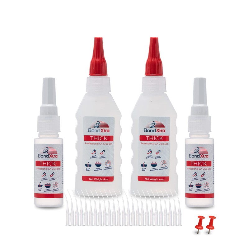 BondXtra Thick Viscosity 8 oz. Premium CA Glue for Woodworking