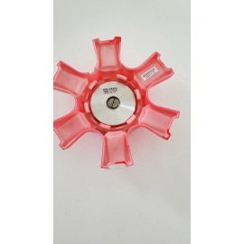 XF Offroad wheels rim flow series floating center cap red 6 lug