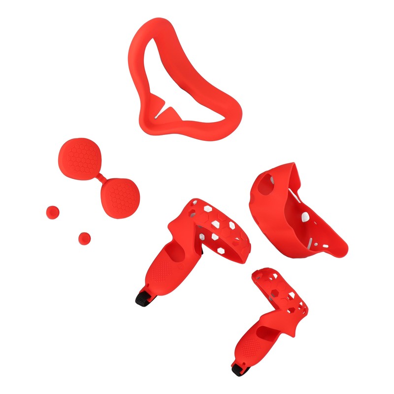 5 in 1 Silicone Cover Set for Quest 2 Includes