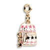 Backpack Charm with Gold Star