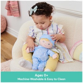 GUND Baby Sustainable Baby Doll, Plush Doll Made from Recycled Materials, for Babies and Newborns, Blue, 12”
