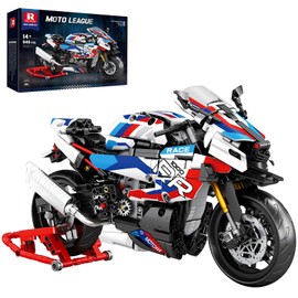 Reobrix Motorcycle Toy, 1000 RR Motorcycle Model, Model Kit for Adults 99040, Set as a Gift for Crafts for Men and Women, as Home or Office Decoration