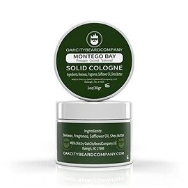 Oak City Beard Company - Montego Bay - Solid Cologne - 1 Ounce - Pineapple - Coconut - Teakwood