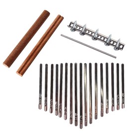 Liyafy Pack of 17 Keys Kalimba DIY Keys Bridge Kit for DIY Kalimba Mbira Thumb Piano Repairing Parts