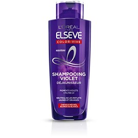 L'OrÃ©al Paris ElsÃ¨ve Color-Vive Shampoo violett, entgilbend, 200 ml, 4 StÃ¼ck