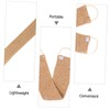 PACKOVE 2Pcs Jute Exfoliating Back Scrubber Shower Strap Durable Ramie