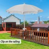 YZZHAJ Patio Umbrella Holder, Heavy Duty Adjustable Metal Sun Umbrella