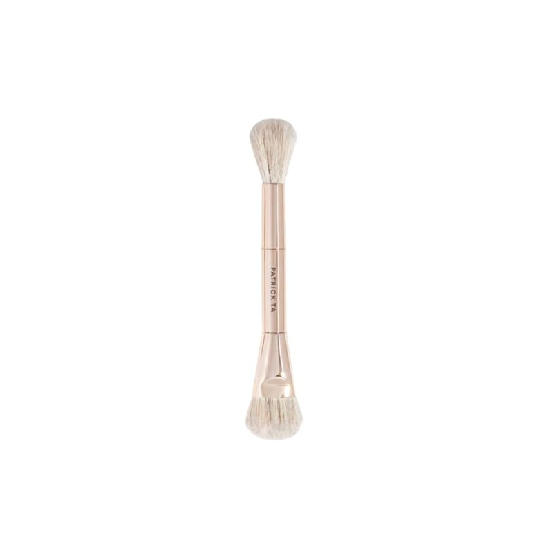 Brocha de maquillaje para rubor duo crema y polvo Patrick