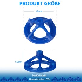 Tile Levelling System 200 Hoods, Tile Laying Tool for Stones and Floors