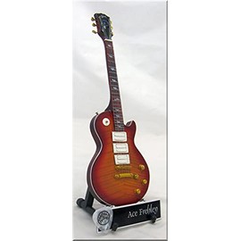 ACE FREHLEY Miniature Guitar Replica KISS w/Guitar Pick