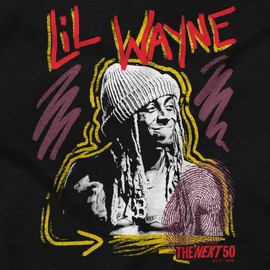Lil Wayne Graffiti Next 50 Hip Hop Graphic T Shirt Men or Women Black