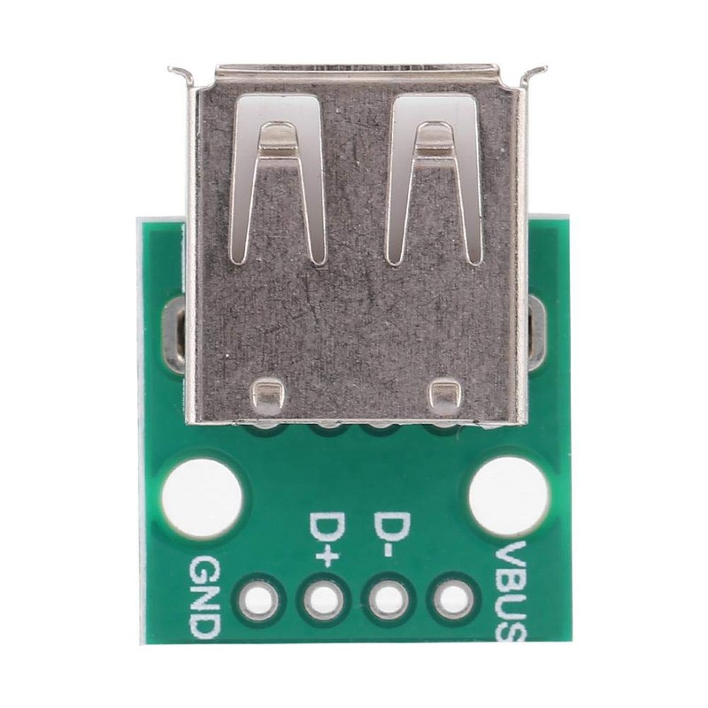 Female USB Breakout Board USB to DIP 2.54 mm Pitch