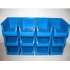 12 Storage Boxes, Storage Boxes, Allit Size 3 Blue b.119
