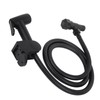 G1/2 Black Stainless Steel Handheld Toilet Bidet Sprayer Set Attachment