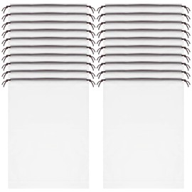 CVNRCLP 20-Pack Travel Shoe Bags – Waterproof Translucent Storage Pouches with Drawstring Closure, Portable Organizer for Shoes, Ideal for Men & Women - 30 x 40 Centimeters.