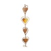 Haptufer Steel Leaf Rain Chain, Garden Gift for Mom, Gutters,