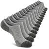 Heatuff No Show Cushioned Socks Men, Low Cut Athletic Socks