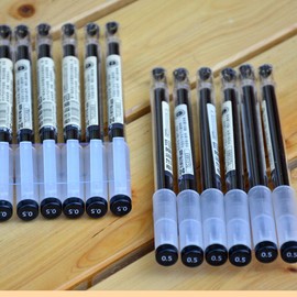 sencoo 12 pack Black Gel Ink Pen Extra Fine Point Pens Ballpoint pen 0.5mm Black Office School Stationery Students Pens