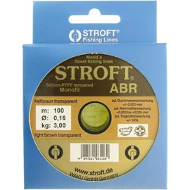 STROFT ABR 100 metre x 0.12mm Premium Quality Abrasive Resistant Fishing Line