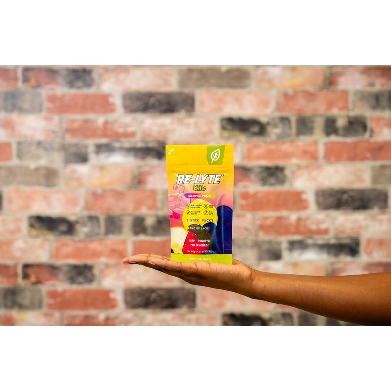REDMOND Re-Lyte Kids Hydration Electrolyte Mix Powder, Sample Pack (6