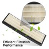 7176099 2Pcs Sliding Loader Cab Air Filter Replacement for Bobcat