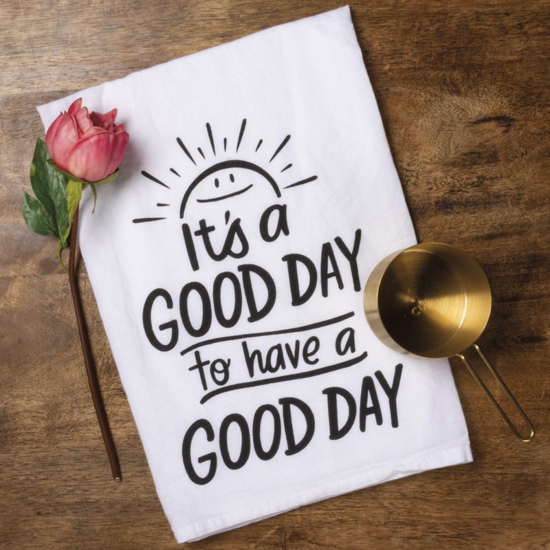 Primitives by Kathy LOL Made You Smile Dish Towel, 28