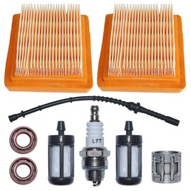 AUMEL Air Filter Fuel Filter Line Hose Kit For Stihl FS120 FS200 FS250 FS300 FS400 FS450 Trimmer Replace 4128 358 0800.