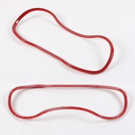 Voodonala for Durango Center Consoles Dash Board Instrument Console Fascia Trim for 2011-2024+ Dodge Durango Interior Accessories, 1pc Red ABS