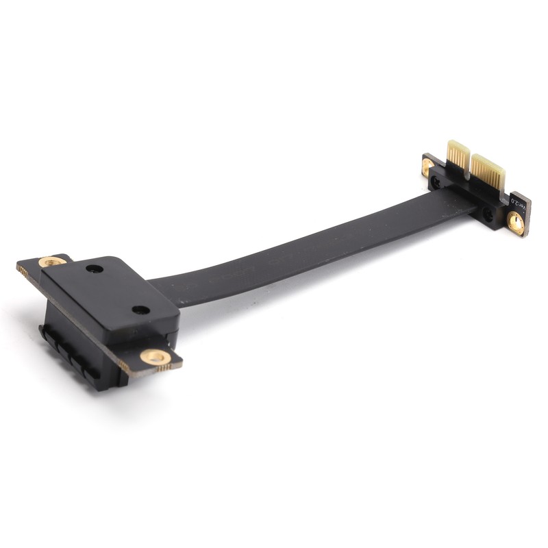 Extension Cable PCIE 1X Dual 90° Network Adapter with LED