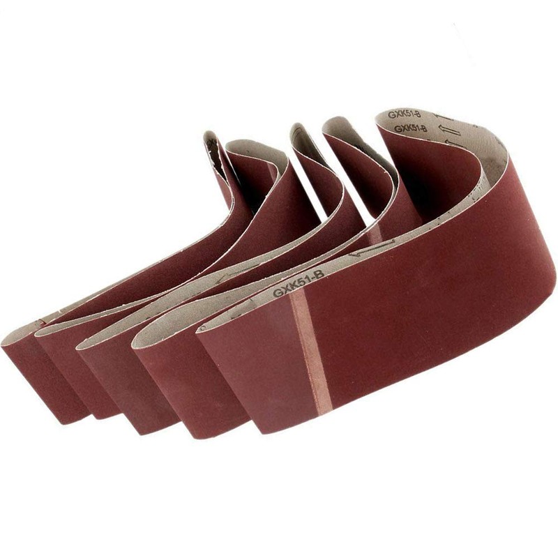 10 Pack Cloth Sanding Belts Sanding Paper Sanding Belts (75mm