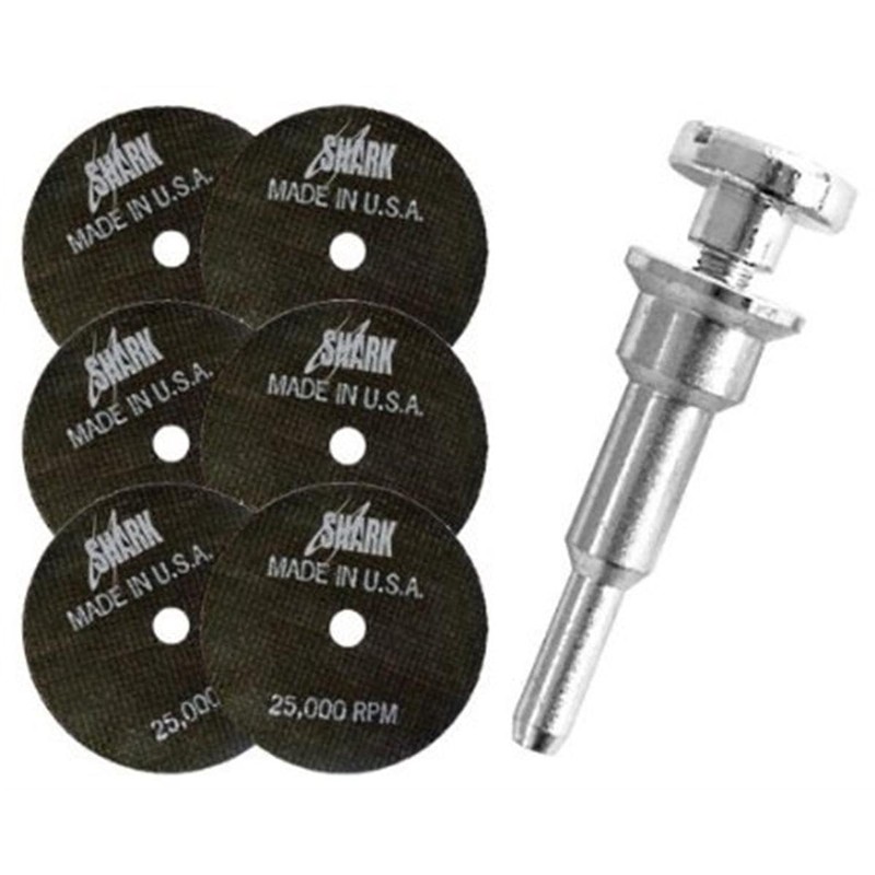 Shark Industries USA PN-12730 Die Grinder Cut-Off Wheel and Mandrel