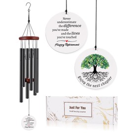 BeauGift Retirement Gift for Women Men 2025, Retirement Wind Chimes, Funny Retirement Gifts for Women Teacher Friend Boss Coworkers, Retired Leaving Farewell Going Away Goodbye Gifts
