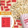 Kosiz 504 Sheets 5 Bid Raffle Ticket with Different Numbers