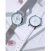 AVGI Women's Date Waterproof Watch with Replacement Band, Silver Blue