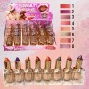 Romantic Rain Labial De Hadas Holográfico Diferentes Tonos Lipstick 8pz