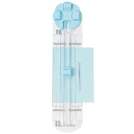 POPSFL Paper Cutter, Paper Trimmer, Mini Slitting Machine, Straight Line, Wavy Line, Folding Line, Angle Cutting, Compatible with A4, A5, B5, B6, Photo, Laminating Film, PVC Board, Business Cards, Can