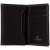 Luciano Valentino LUV-3006/BK Matte Novo Business Card Holder, Black