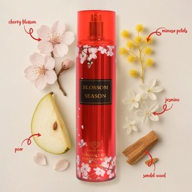 Blossom Season Brume Parfumee – Fruity Floral Perfume for Women 250ml / 8.4fl