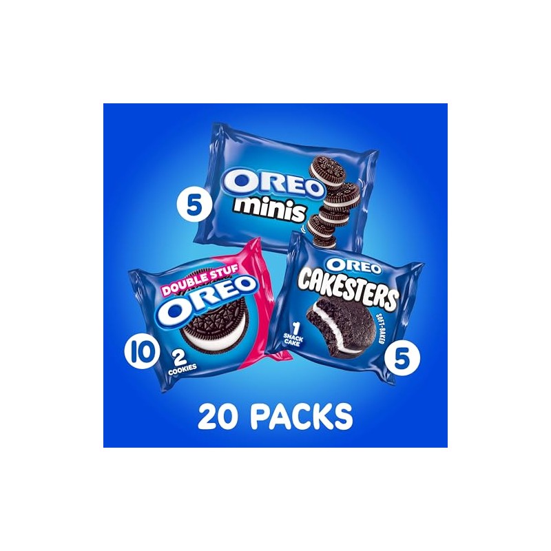 OREO Lovers Cookies and Cakesters Soft Snack Cakes Variety Pack